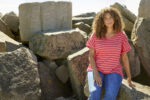 ZHENZI Alberta 716-T-shirt S/S | Coral poppy