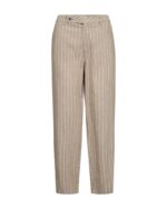 beige bukser med tynde hvide striber. Freequent Sand Off-white FQLAVEGA-PANTS
