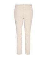 bagpå beige bukser med ankellange bukseben med lille slids. Freequent Moonbeam FQSOLVEJ-ANKLE-PA