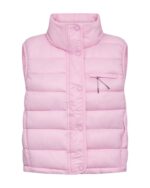 vatteret lyserød vest medhør krave og knaplukning. Freequent FQTOPPER-WAISTCOAT Lilac Sachet