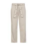 beige bukser med bælte i taljen. Freequent Moonbeam FQPACHINO-PANTS