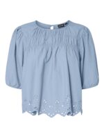 PIECES PCSALMINA 2/4 top | Lysblå