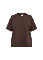 klassisk brun t-shirt med korte ærmer. Wasabi WA-VERONA 1 T-shirt Hot Fudge