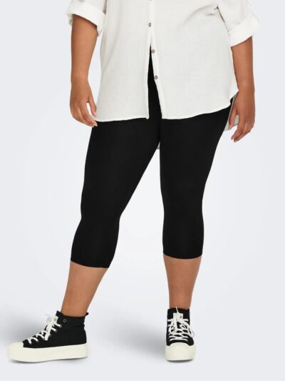 ONLY Carmakoma Black Leggings CARTIME LIFE CALF LEGGINGS JRS