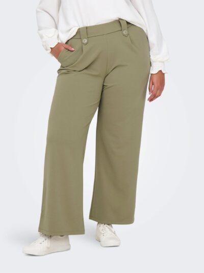 CARSANIA BUTTON PANT JRS PNT NOOS | grøn