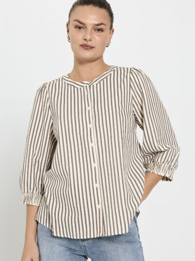 Freequent Simply Morel w. Star Off-white | FQABY-SHIRT