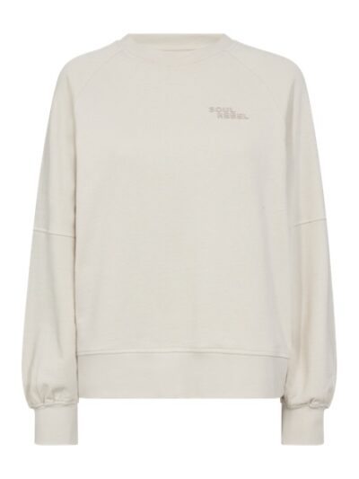 beige sweatshirt Freequent FQNALE-PULLOVER Moonbeam