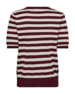 bagpå kortærmet strik t-shirt Freequent FQJOEL-PULLOVER Port Royale w Moonbeam