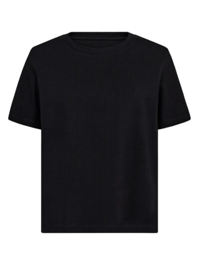basic kortærmet sort t-shirt Freequent FQEVIE-TEE Black