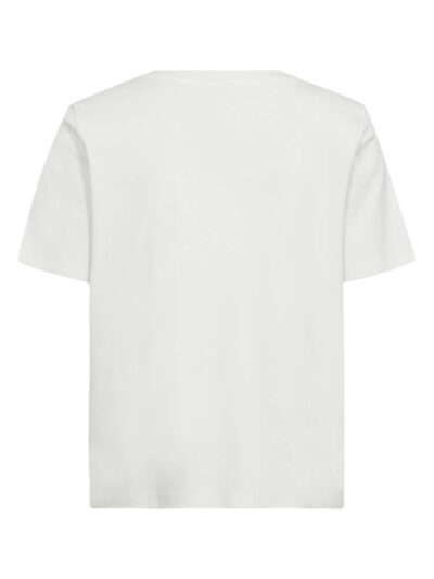 ryggen af basic hvid t-shirt Freequent FQEVIE-TEE Star Off-white