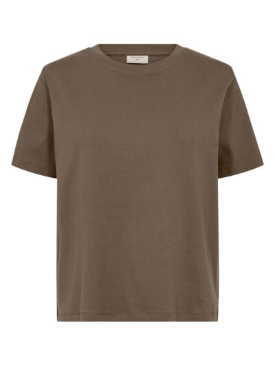 basic brun t-shirt Freequent FQEVIE-TEE Morel