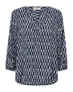 mønstret bluse Freequent FQADNEY-BLOUSE Salute w. Moonbeam