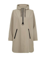 beige vandtæt poncho Freequent FQMOW-PONCHO Silver Mink