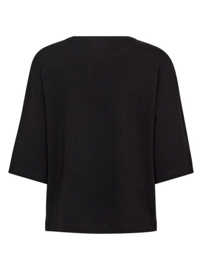 ryggen af sort t-shirt Freequent FQCONNY-PULLOVER black