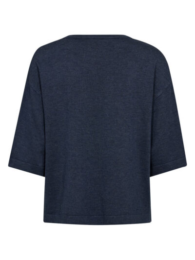 ryggen af t-shirt Freequent FQCONNY-PULLOVER Vintage Indigo Melange