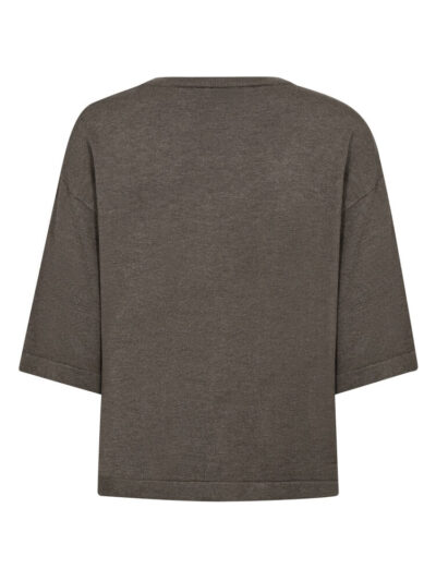 ryggen af t-shirt Freequent FQCONNY-PULLOVER Morel Melange