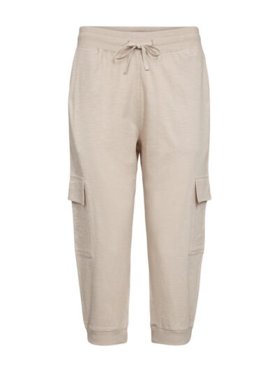 beige capribukser Freequent FQSABINA-CA-POCKET Moonbeam