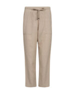 beige hørbukser Freequent Sand melange FQLAVA-PANTS