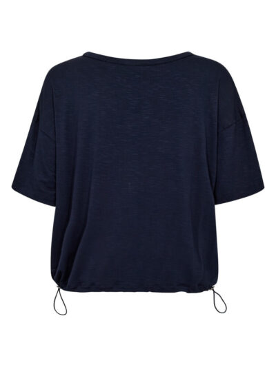 ryggen af blå t-shirt Freequent FQIVORA-TEE | Navy Blazer