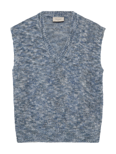 Freequent FQBALTER-WAISTCOAT | Brilliant White w Deep Ultrama