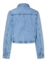 ryggen af lyseblå denimjakke PIECES PCSKY Denim Jacket Light Blue Denim