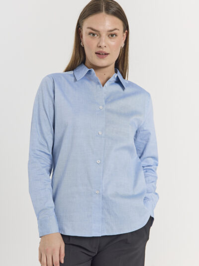 Freequent FQOXFORD-SHIRT | Chambray Blue