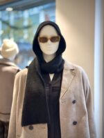 MOSS Copenhagen MSCHMilania Hope Hood Scarf | Black