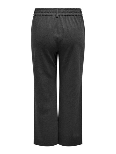 bagpå grå bukser ONLY Carmakoma CARGOLDTRASH Straight Pant grey