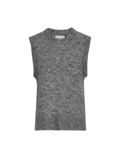 grå vest i strik MOSS Copenhagen MSCHHope Vest