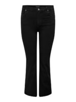 sorte jeans ONLY Carmakoma CARWILLY Flared Jeans Black Denim