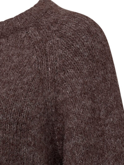 raglanærmer på Freequent FQGRSLULU-PULLOVER Coffee Bean Melange