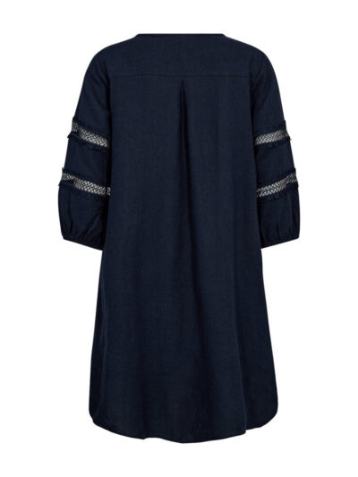 læg på ryggen af navy blå kjole Freequent FQLALUNA-DRESS | Navy Blazer
