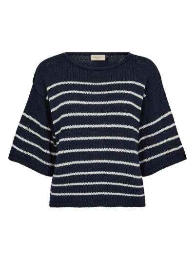 Freequent FQGRANDE-PULLOVER | Navy Blazer w. Brilliant White