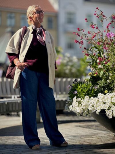 lys jakke KPHWOOLI STUDIO CAPE JACKET - KOPENHAKEN | offwhite