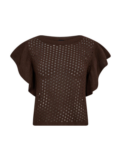 NÜ Aida Blouse Knit | 224 Dark Brown
