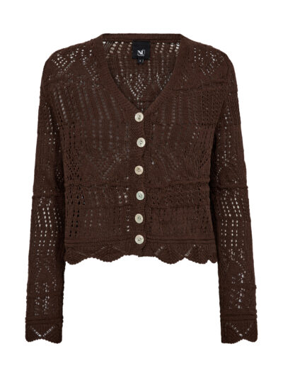 NÜ Aida Cardigan Knit | 224 Dark Brown
