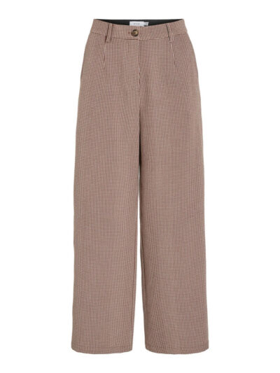 ternede bukser i neutrale nuancer. VILA VIJUO Pant Birch Pinecone