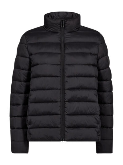 kort quiltet jakke i sort Freequent FQPENNY-JACKET Black