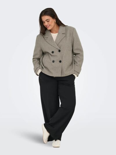 ONLY Carmakoma CARFREJA JACKET | Mocha Meringue Melange