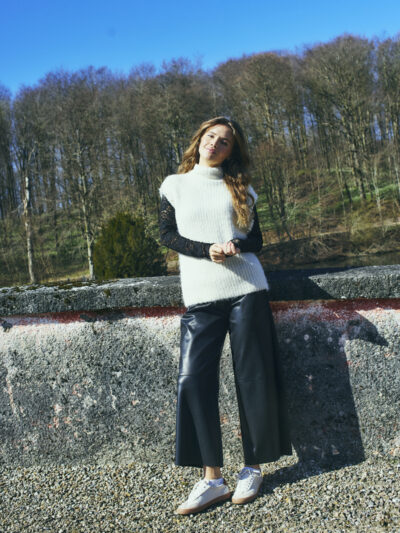 Freequent FQGRSLULU-WAISTCOAT | Moonbeam Melange