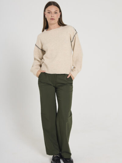 Freequent FQISADORA-PANTS | Kombu Green