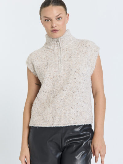 Freequent FQGRSNEMES-WAISTCOAT | Moonbeam Melange