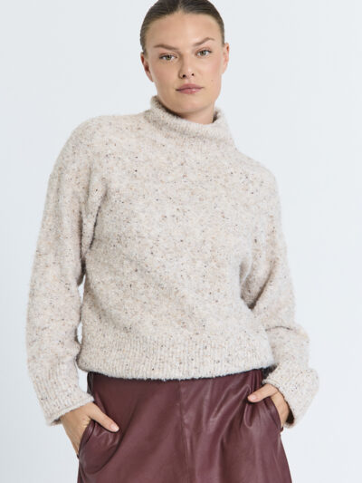 Freequent FQGRSNEMES-PULLOVER | Moonbeam Melange