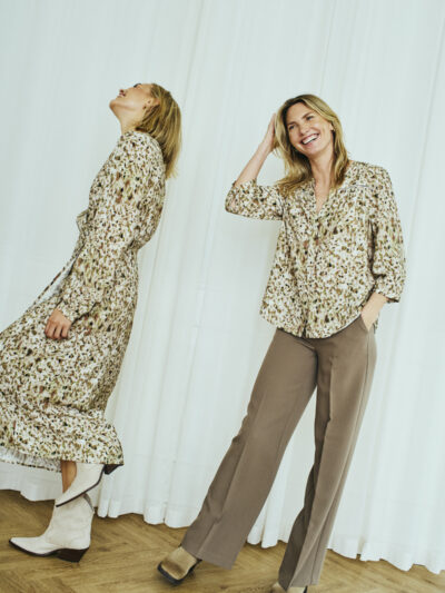 Freequent FQJULEEN-BLOUSE | Moonbeam w. Antique bronze