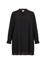 sort tunika med flæsedetaljer Wasabi WA-SAFIA 3 Tunika Black