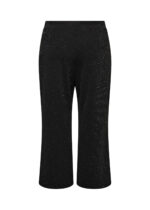 bagpå glitrende sorte bukser Wasabi WA-SANJA 5 Bukser Black Combi