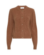 kort brun cardigan MOSS Copenhagen MSCHMiabelle Hope Cardigan | Toasted Coconut