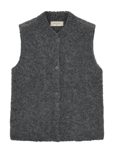 Freequent FQJUMP-WAISTCOAT | Dark Grey Melange