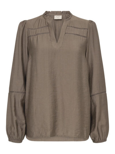 brun bluse Freequent FQANTINA-BLOUSE Morel