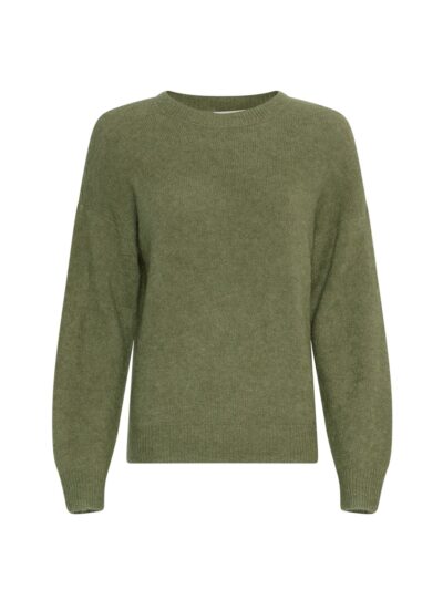 grøn strik MOSS Copenhagen MSCHFestina Hope Pullover